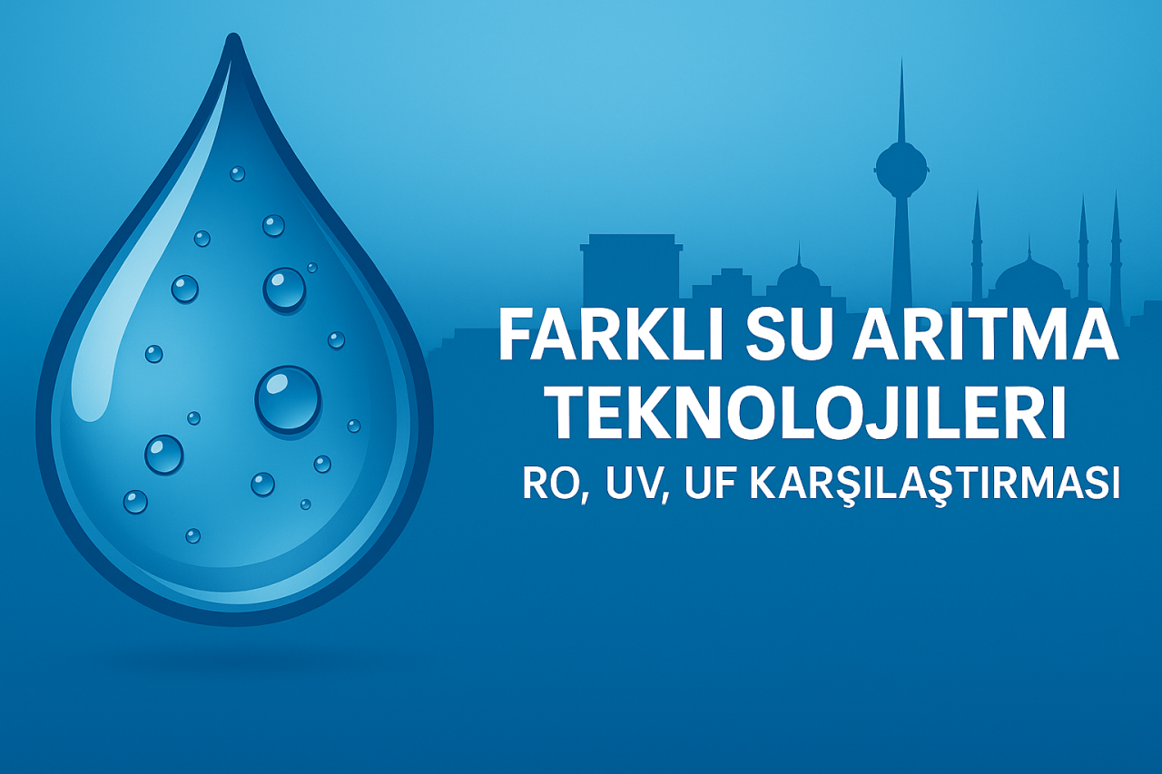 Farklı Su Arıtma Teknolojilerinin Karşılaştırması | RO, UV, UF ve Daha Fazlası