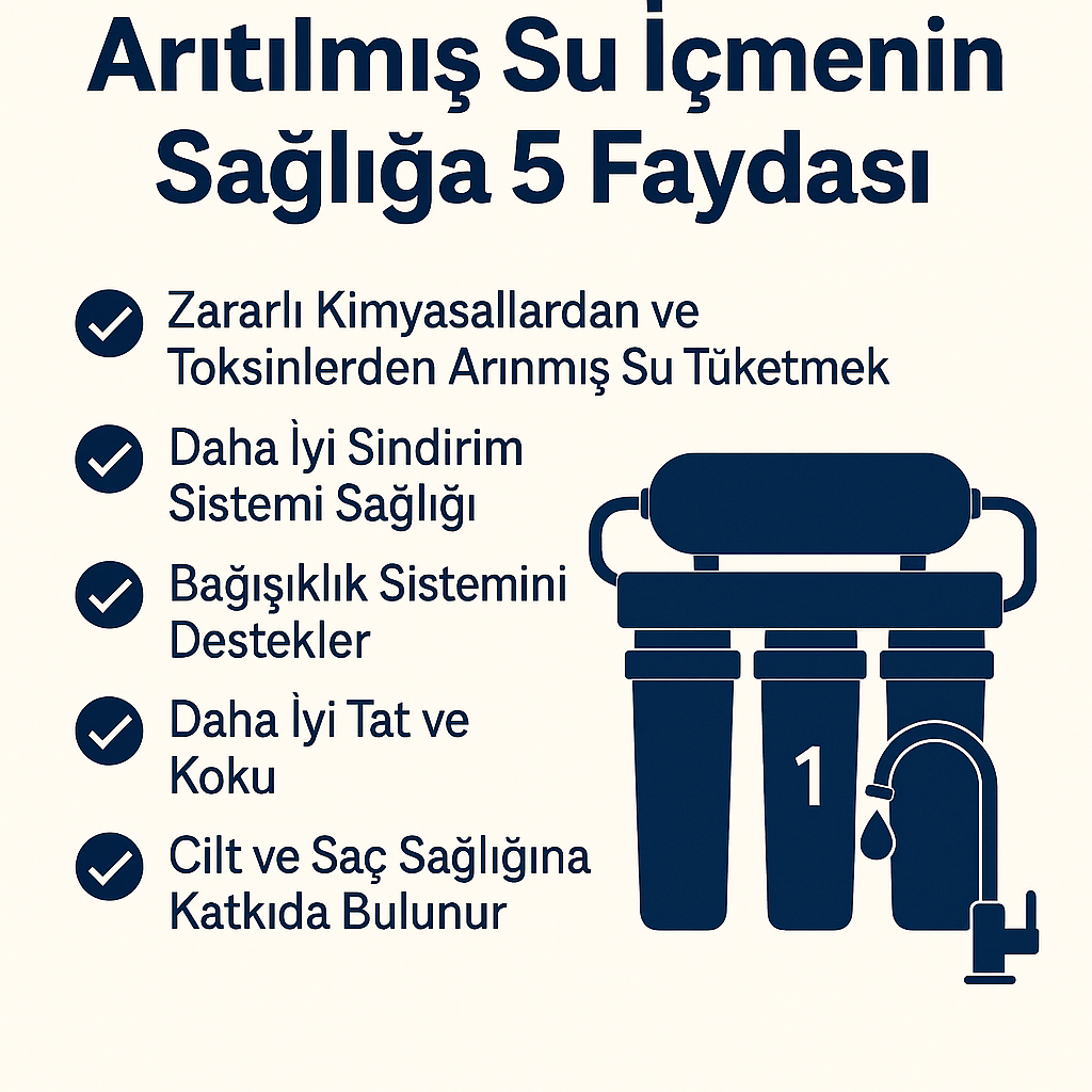 Arıtılmış Su İçmenin Sağlığa 5 Faydası 