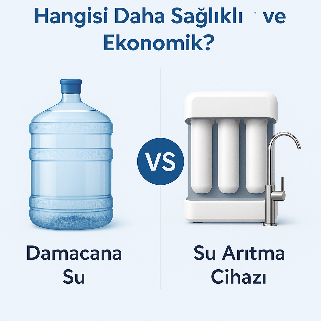 Damacana Su vs. Su Arıtma Cihazı: Hangisi Daha Sağlıklı ve Ekonomik?