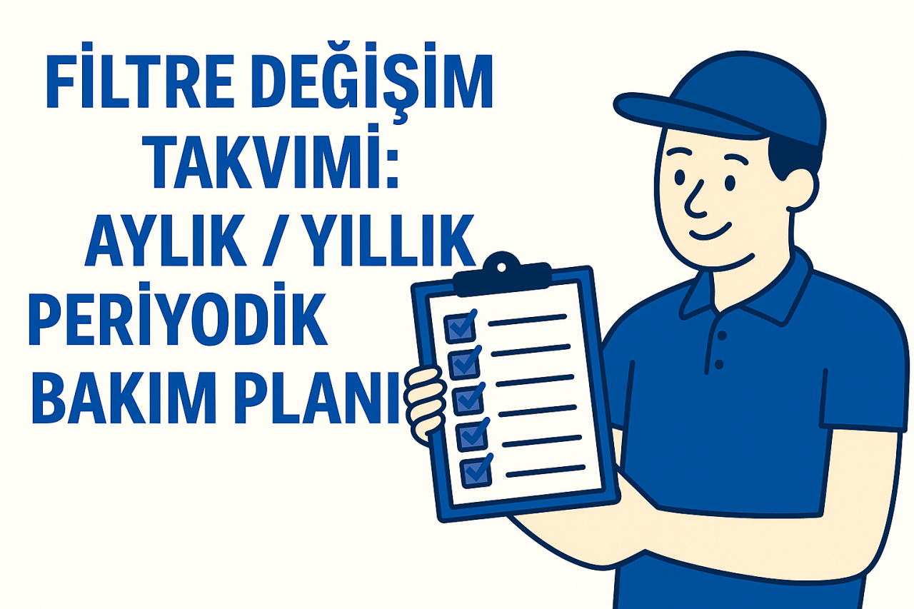 Filtre Değişim Takvimi: Aylık ve Yıllık Su Arıtma Cihazı Bakım Planı 
