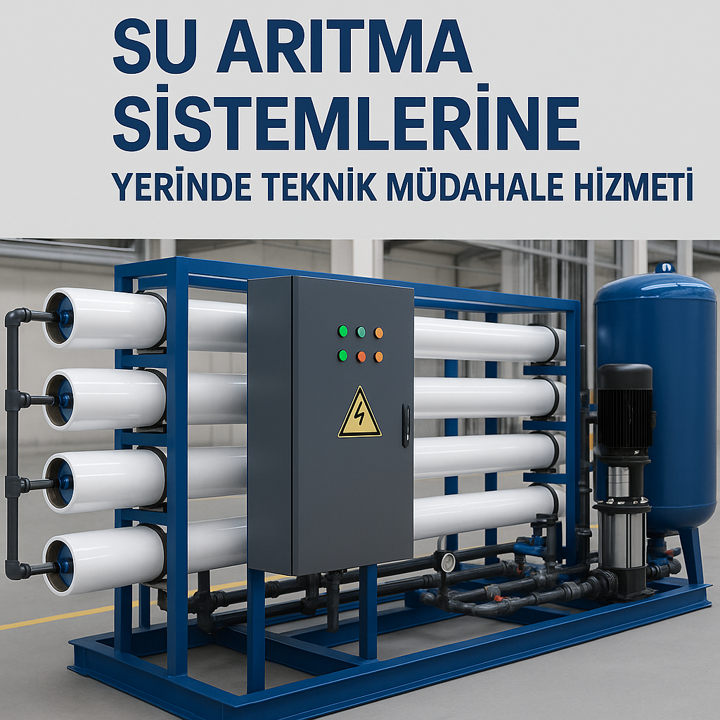 Ankara’da Endüstriyel Su Arıtma Sistemlerine Yerinde Teknik Müdahale Hizmeti 